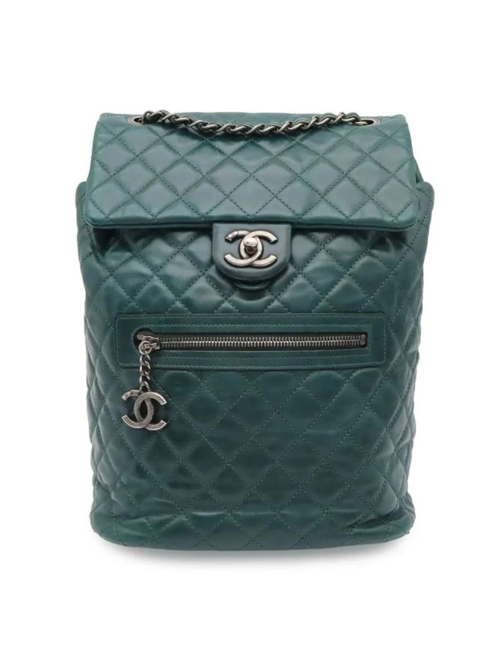Chanel Quilted CC Logo Backpack Paris Salzburg Metiers D'art Collection Leather